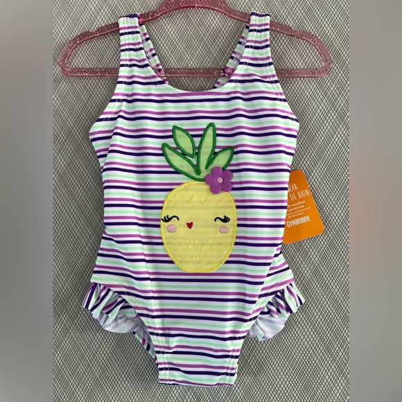 Gymboree Other - Gymboree - Striped Pineapple Swimsuit (Size 12-18m)
